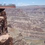 Courtesy: Kala and Vinod Dodhia from Toronto, Canada<br />They took a Walk on Grand Canyon Skywalk in 2009